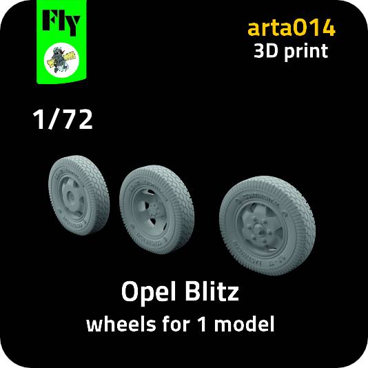 1/72 Opel Blitz wheels (for 1 kit)