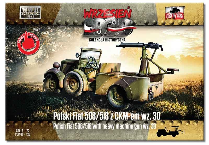 1/72 Polski Fiat 508/518 w/ heavy MG wz.30