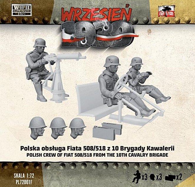 1/72 Fiat 508/518 - Polish Crew 10th Cavalry Brig.
