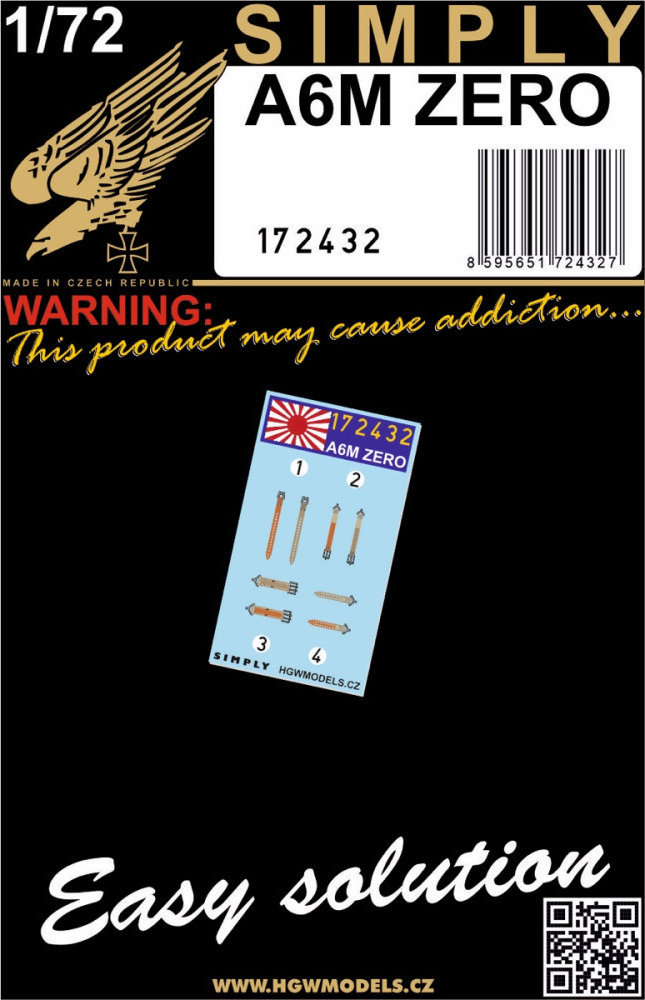 1/72 Seatbelts A6M Zero (SIMPLY)