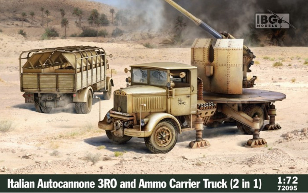 1/72 Italian 3Ro and Ammo Carrier Truck (2-in-1)