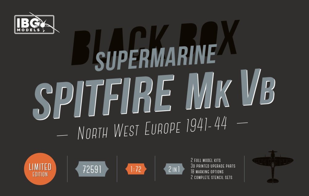 1/72 S.Spitfire Mk.Vb NW Europe 1941-44 (2-in-1)