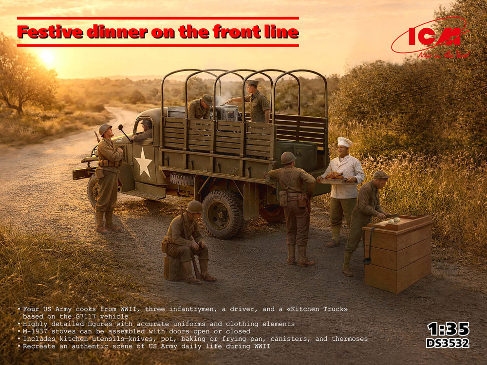 1/35 Festive dinner on the front line (DIORAMA S.)