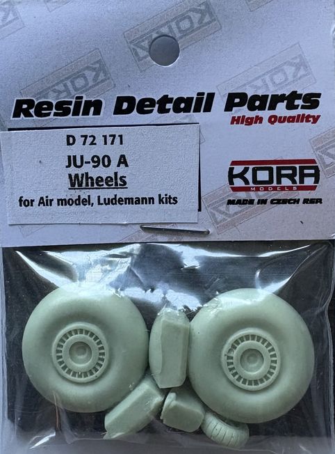 1/72 Wheels for Ju-90A (Air Model, Ludemann kits)