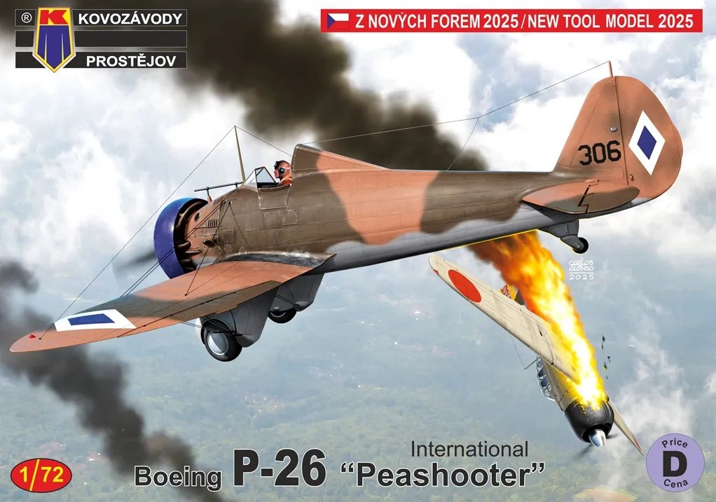 1/72 P-26 Peashooter International (3x camo)