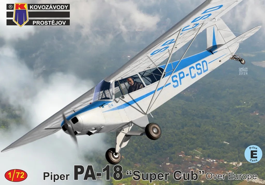 1/72 Piper PA-18 'Super Cub' Over Europe (4x camo)