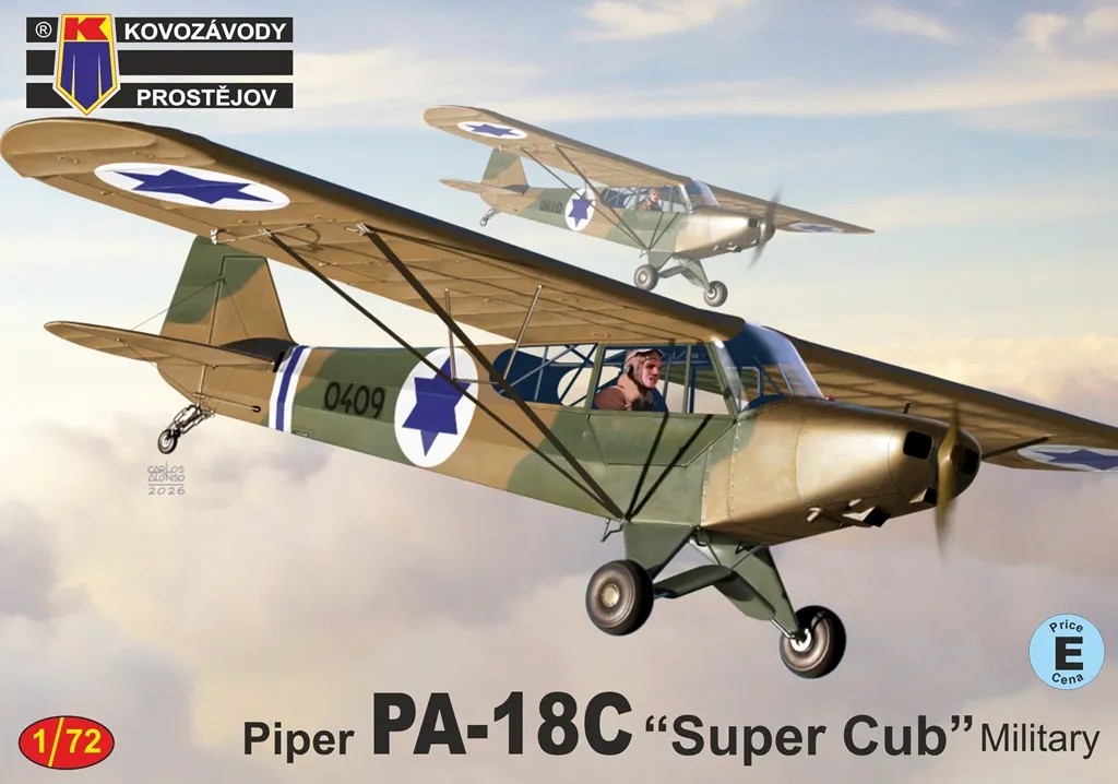 1/72 Piper PA-18C 'Super Cub' Military (4x camo)