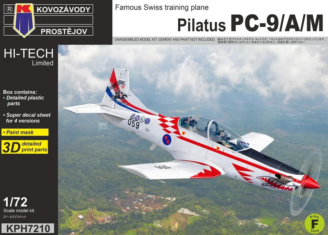 1/72 Pilatus PC-9/A/M (4x camo) HI-TECH