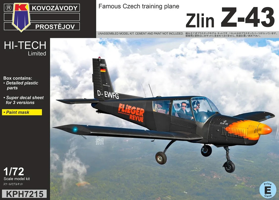 1/72 Zlin Z-43 (3x camo) HI-TECH