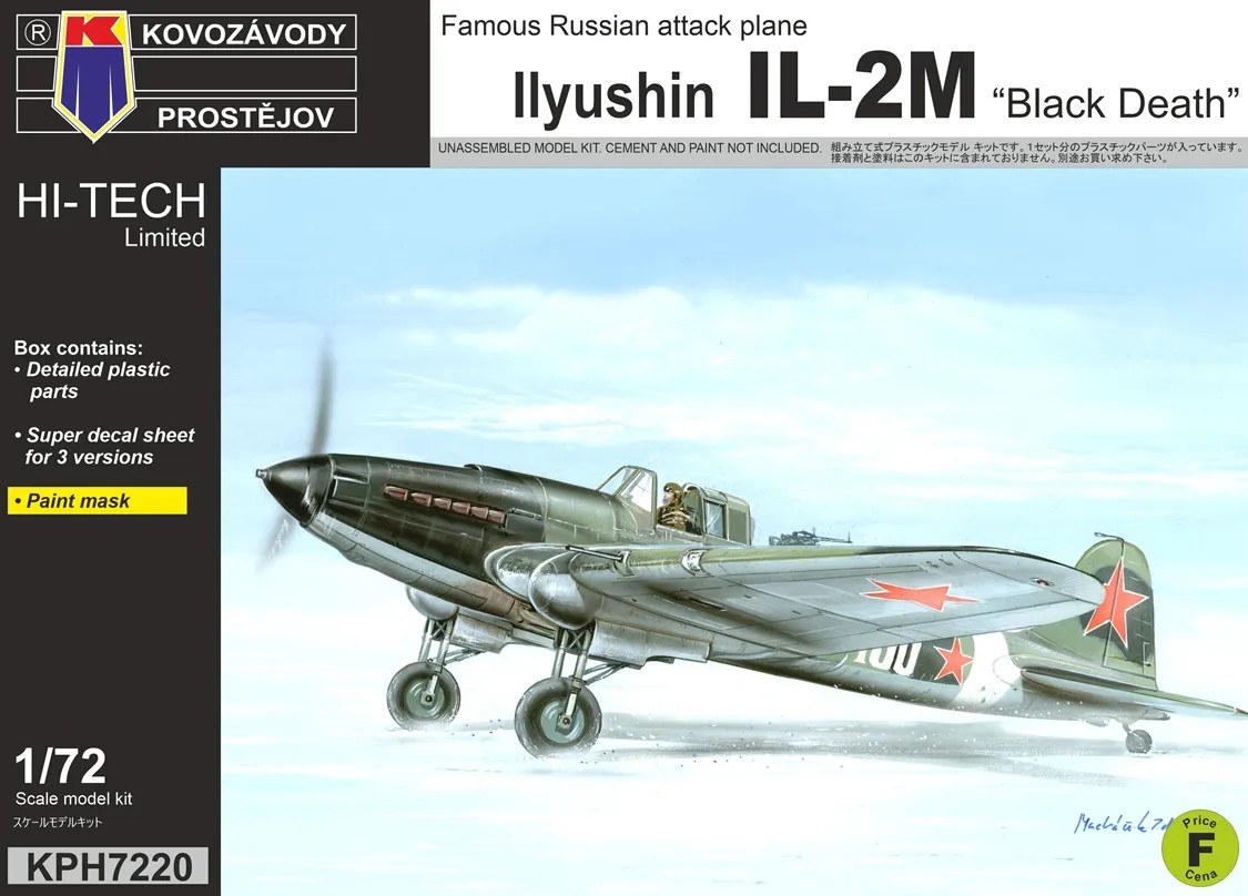 1/72 Ilyushin IL-2 'Black Death' (3x camo) HI-TECH