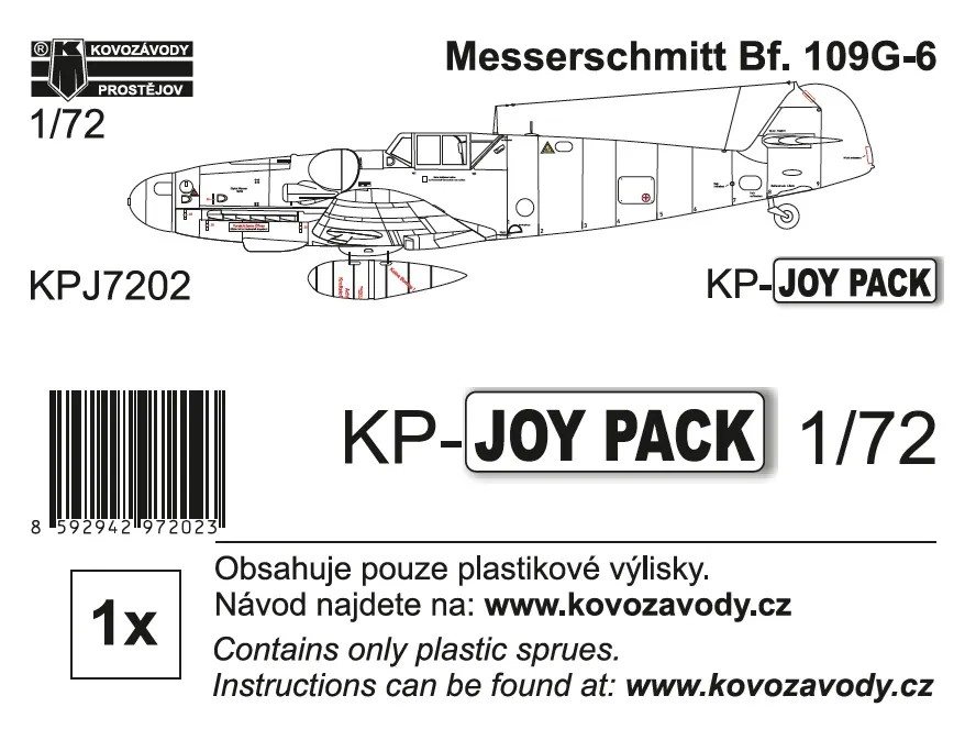 1/72 Bf 109G-6 (no decals&instr.) KP-JOYPACK