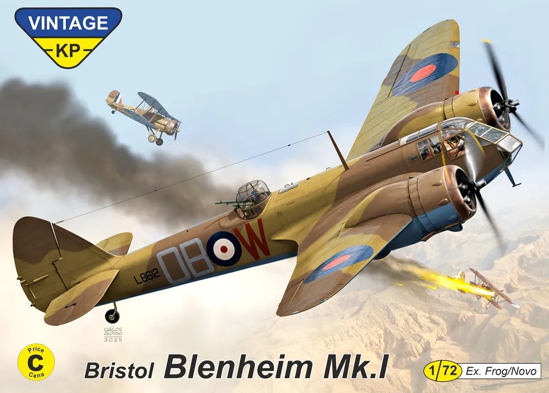 1/72 Bristol Blenheim Mk.I (3x camo) VINTAGE