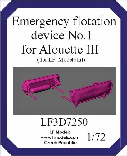 1/72 Alouette III Emerg.flotation device No.1 (LF)