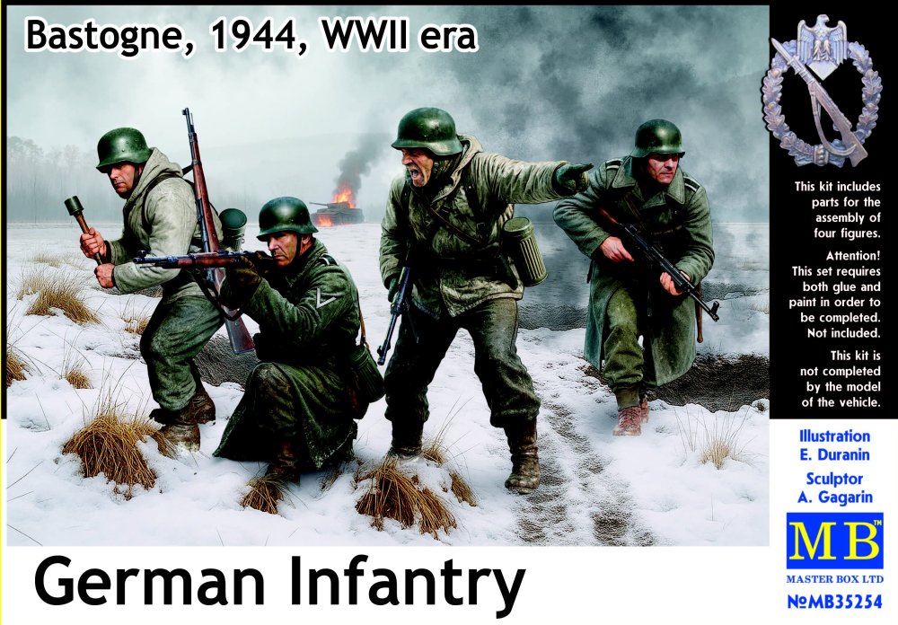 1/35 German Infantry, Bastogne 1944 (4 fig.)