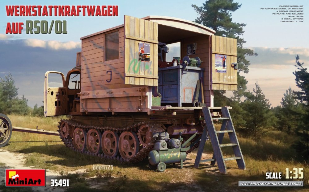 1/35 Werkstattkraftwagen Auf RSO/01 (3x camo)