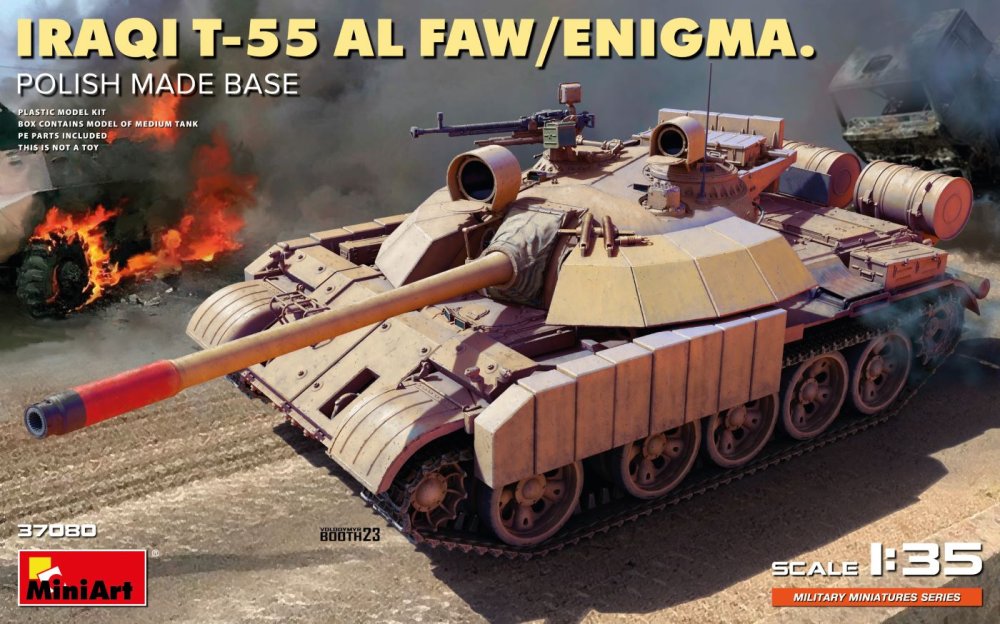 1/35 Iraqi T-55 Al Faw/Enigma, Polish Made Base