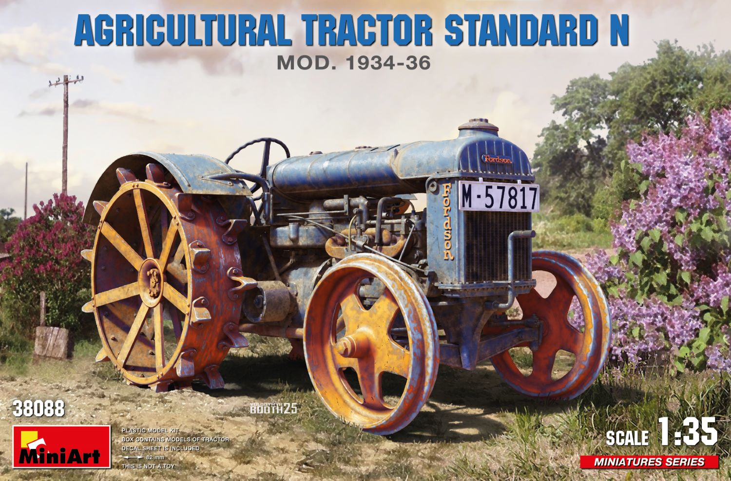 1/35 Agricultural Tractor Standard N Mod. 1934-36