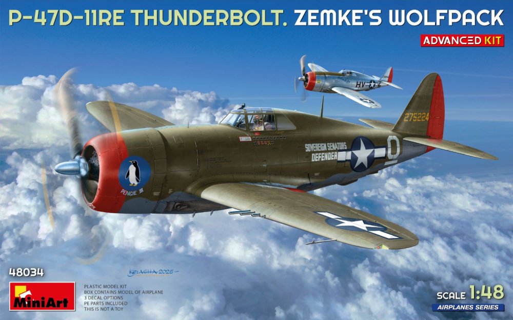 1/48 P-47D-11RE Thunderbolt Zemke’s Wolfpack