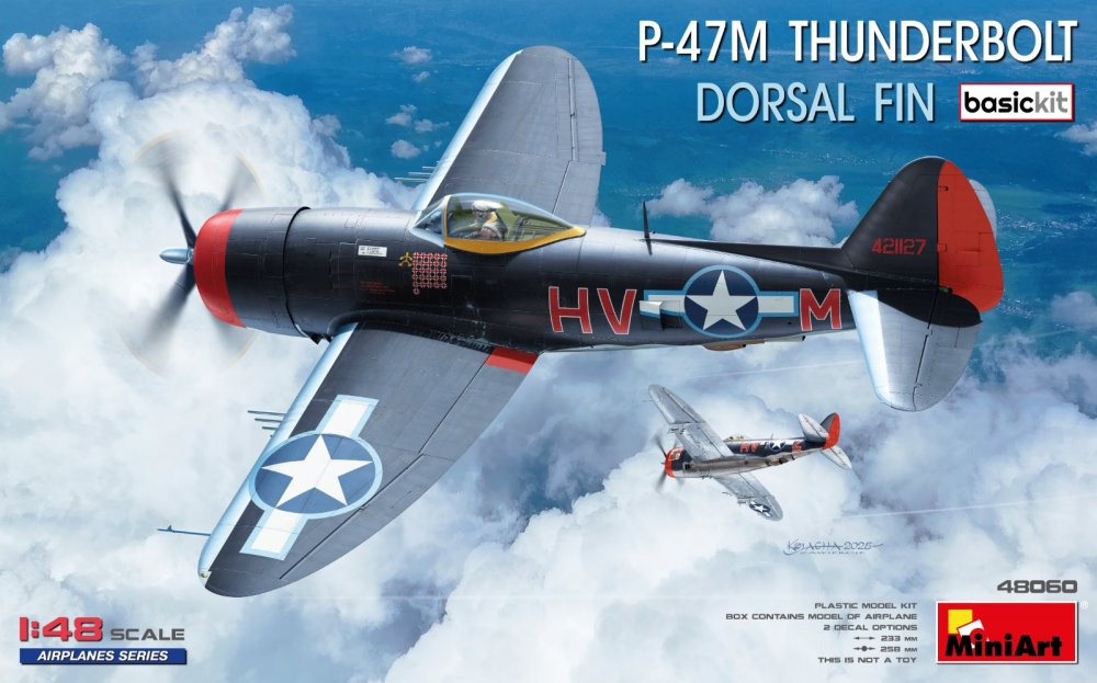 1/48 P-47M Thunderbolt Dorsal Fin (BASIC KIT)