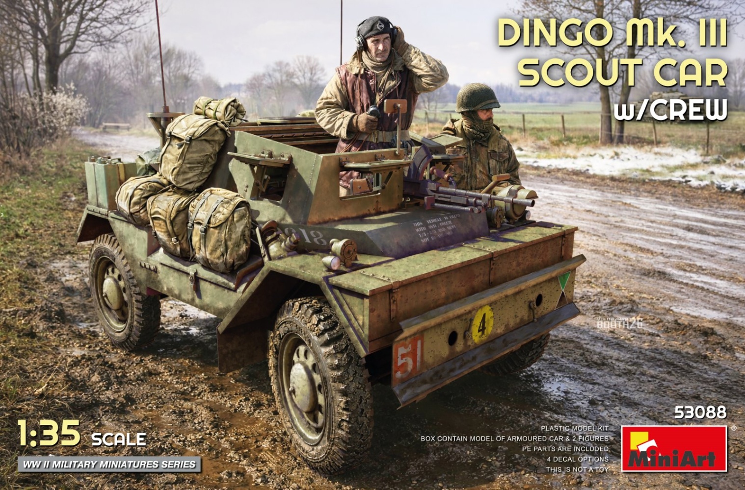 1/35 DINGO Mk. III Scout Car w/Crew