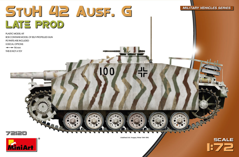 1/72 StuH 42 Ausf. G Late Prod. (5x camo) 