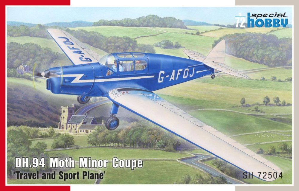 1/72 DH.94 Moth Minor Coupe 'Travel & Sport Plane'