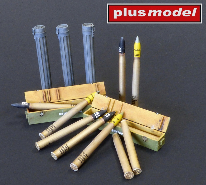 1/35 8,8cm ammo for KwK 36 Flak 88-41