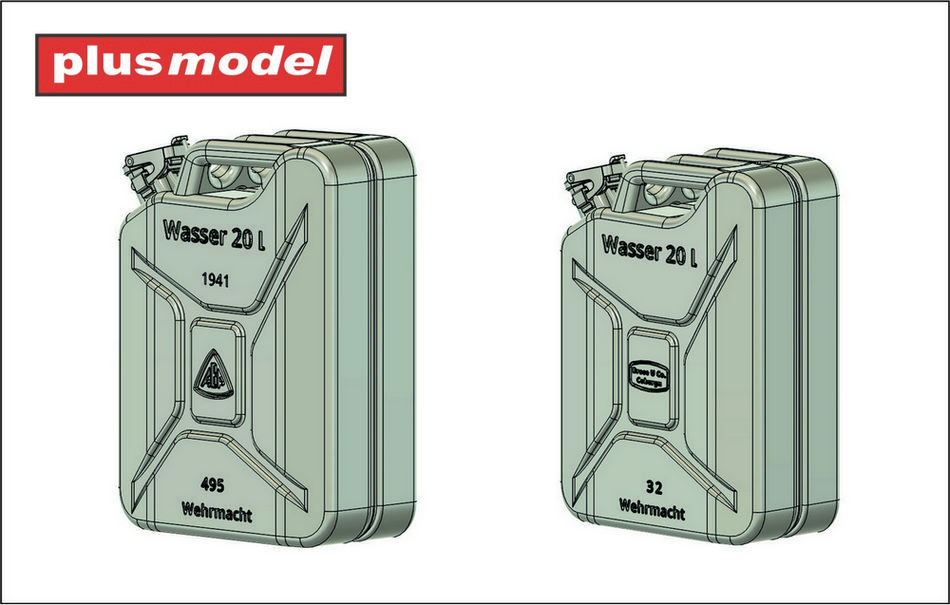 1/35 German watter jerrycans (12 pcs.)
