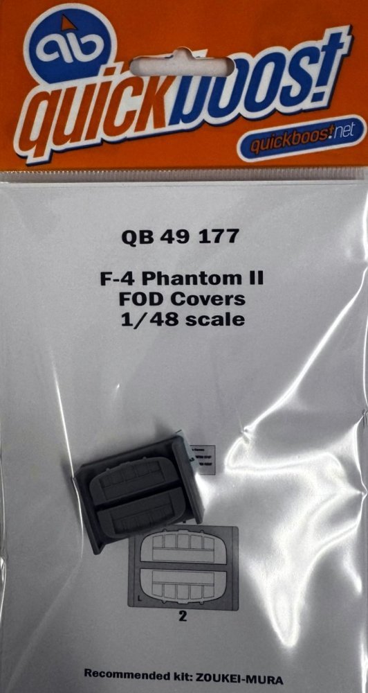 1/48 F-4 Phantom II FOD covers (ZOUK.M.)