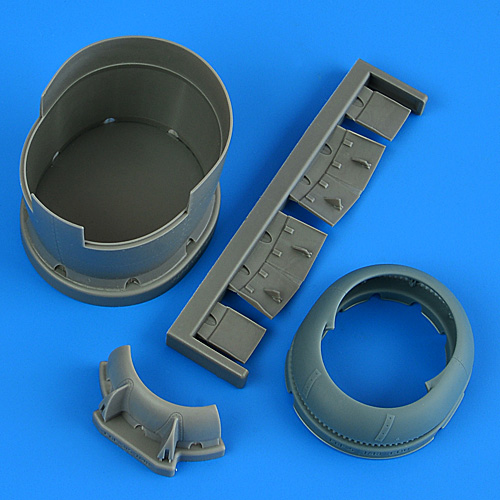 1/48 F6F-5 Hellcat cowling&cool.flaps opened (EDU)
