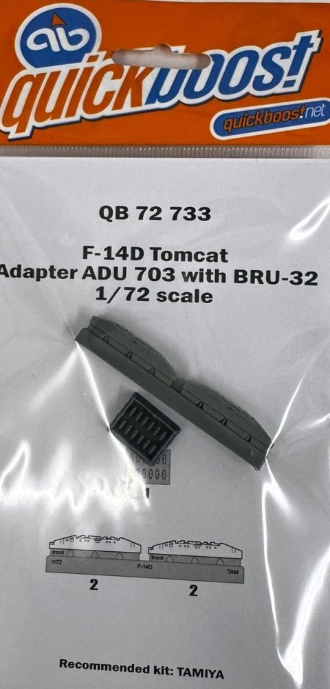 1/72 F-14D Tomcat adapter ADU 703 w/ BRU-32 (TAM)