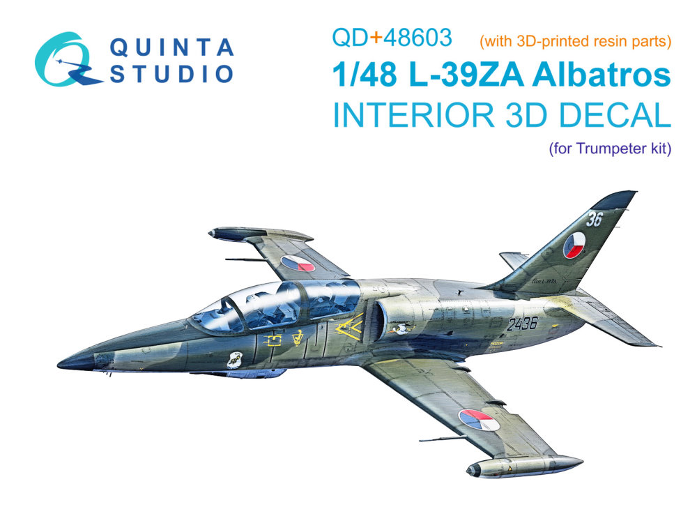 1/48 L-39ZA 3D-Print&col.Interior (TRUMP)