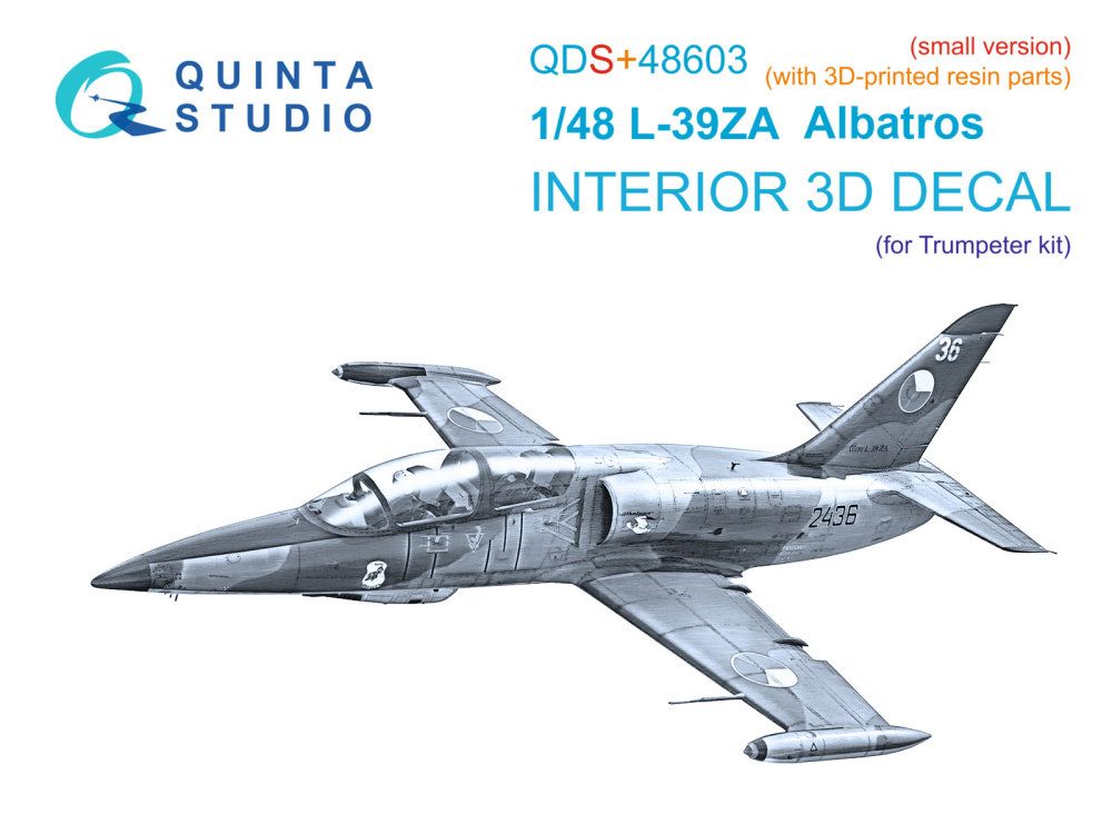 1/48 L-39ZA 3D-Print&col.Interior (TRUMP) SMALL