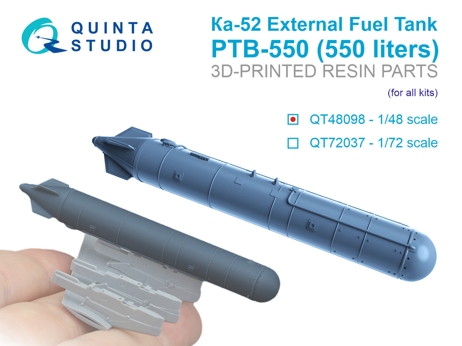 1/48 External Fuel Tank for Ka-52 PTB-550 