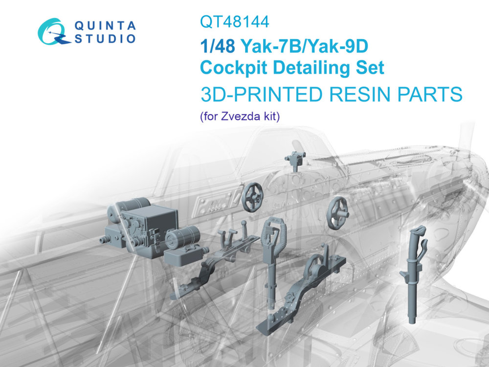 1/48 Yak-7B/Yak-9D Cockpit Set (ZVE)