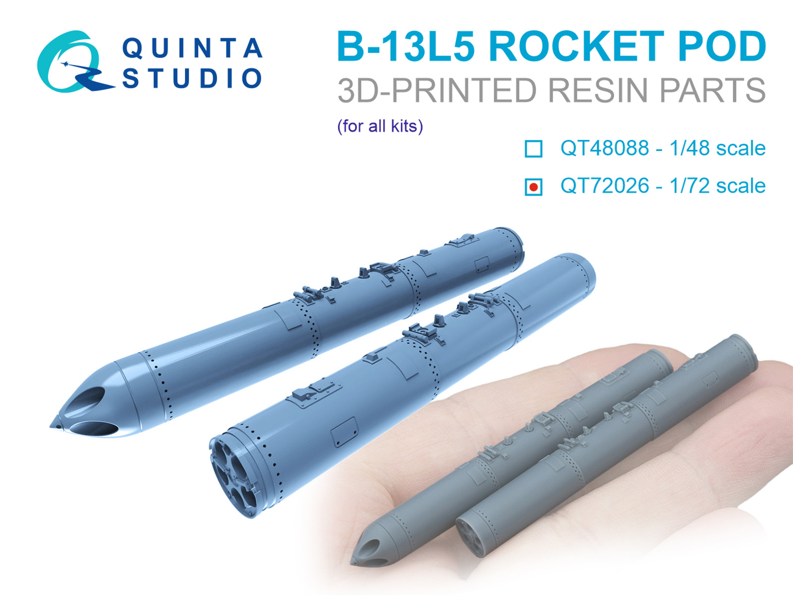 1/72 B-13L5 rocket pods, 2 pcs.