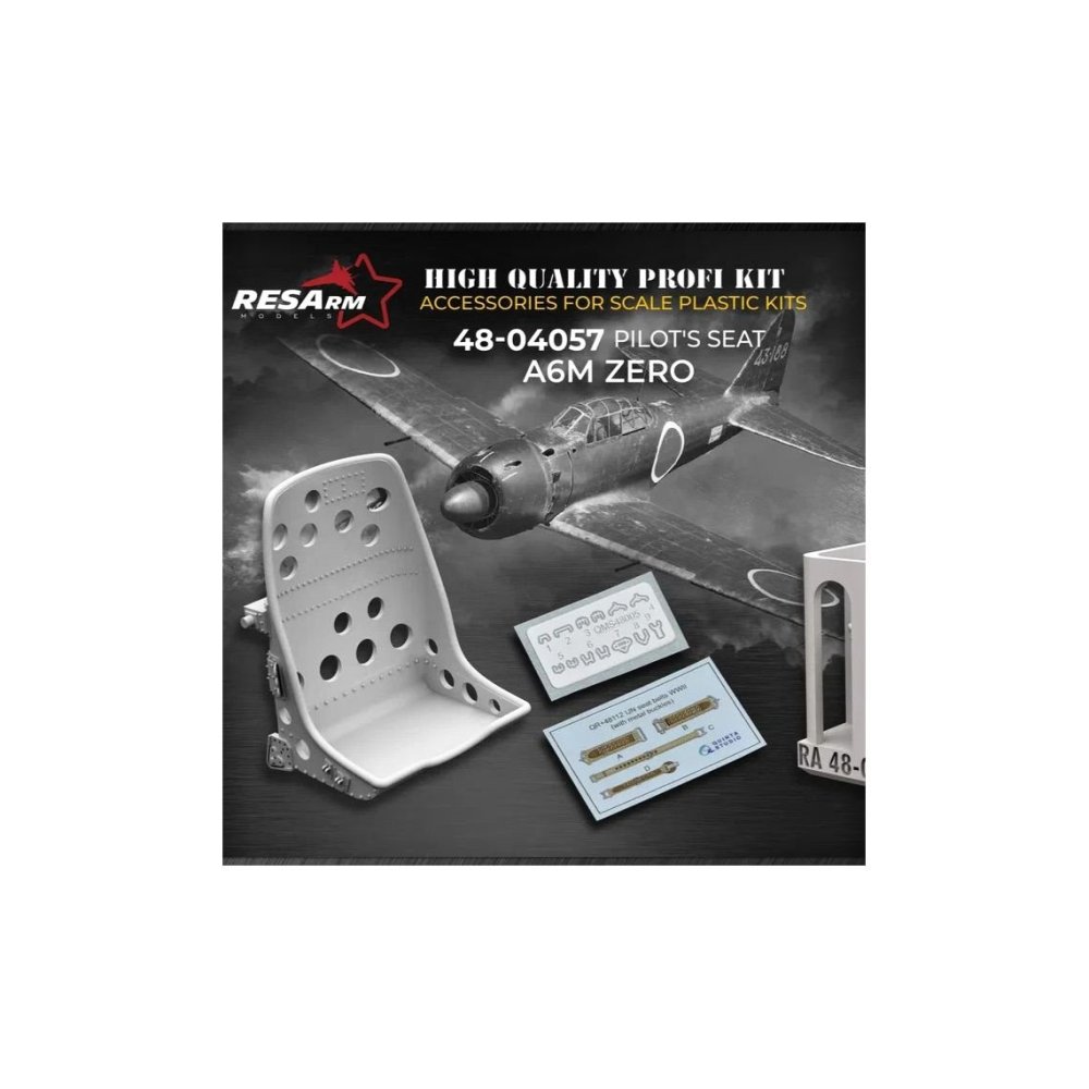 1/48 A6M Zero Pliot's seat