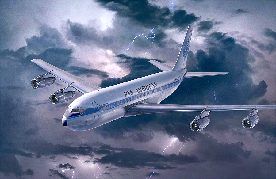 1/144 Boeing 707-321 (3x versions)