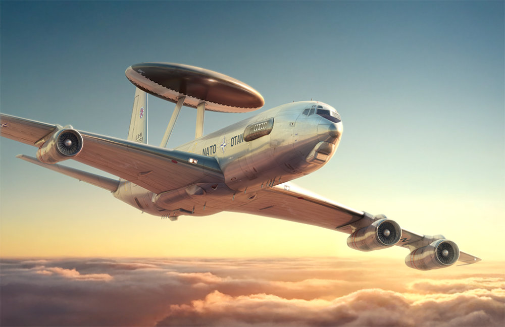 1/144 Boeing E-3 Sentry AWACS (2x camo)