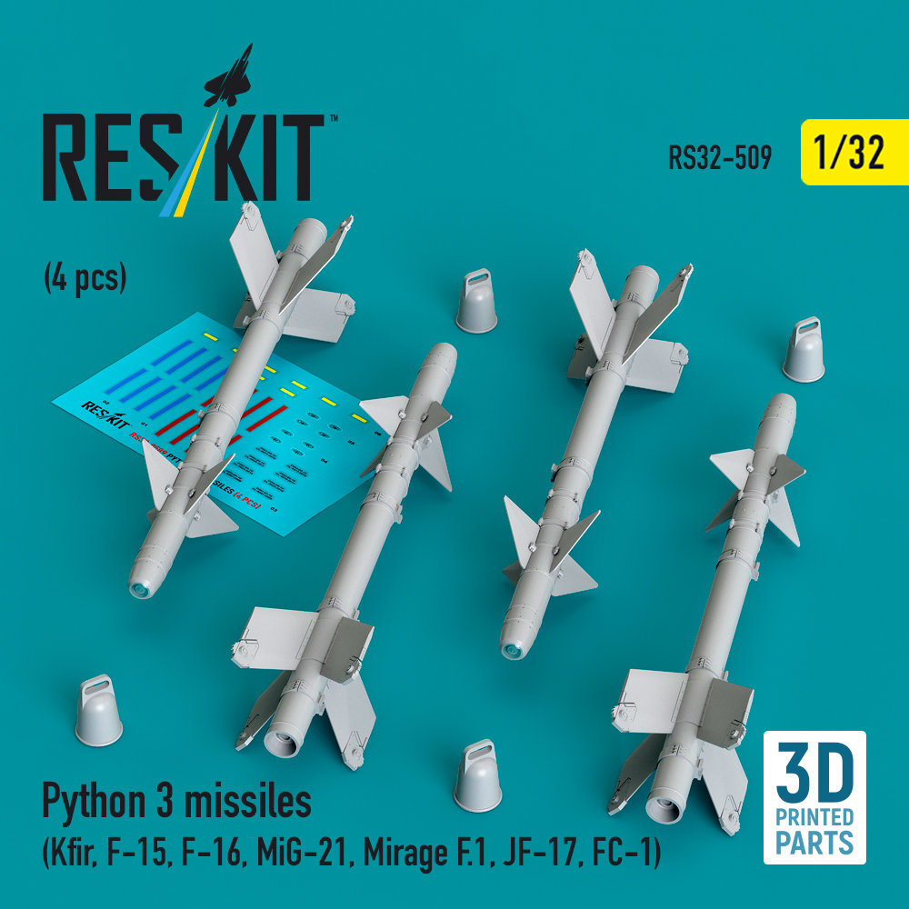 1/32 Python 3 missiles (4 pcs.)