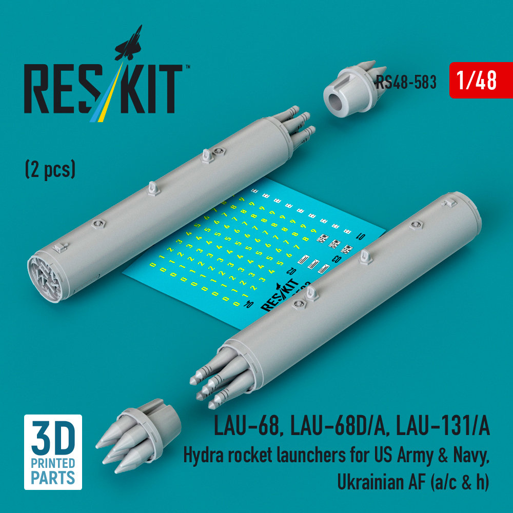 1/48 LAU-68/68D/A, LAU-131/A Hydra rocket launcher