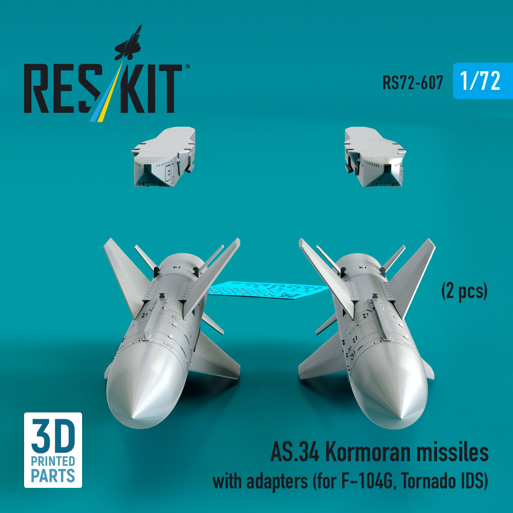 1/72 AS.34 Kormoran missiles w/ adapters (2 pcs.)