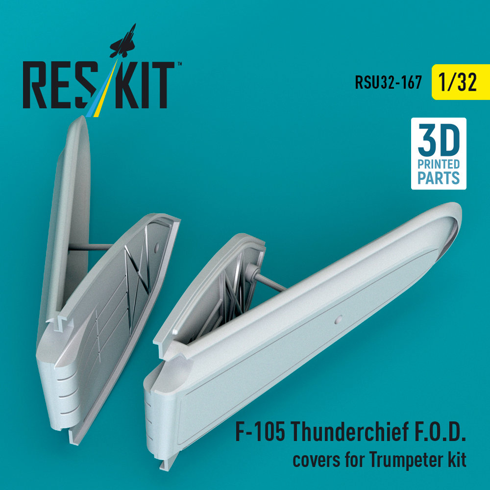 1/32 F-105 Thunderchief FOD covers (TRUMP)