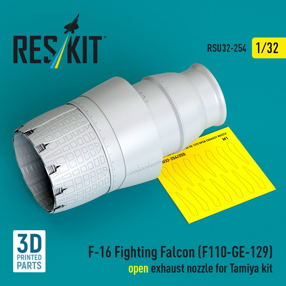 1/32 F-16 Fight.Falcon (F100-GE-129) exh.noz.(TAM)