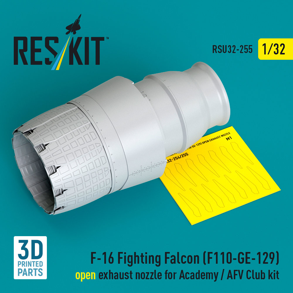 1/32 F-16 Fight.Falcon (F100-GE-129) exh.noz.(ACA)