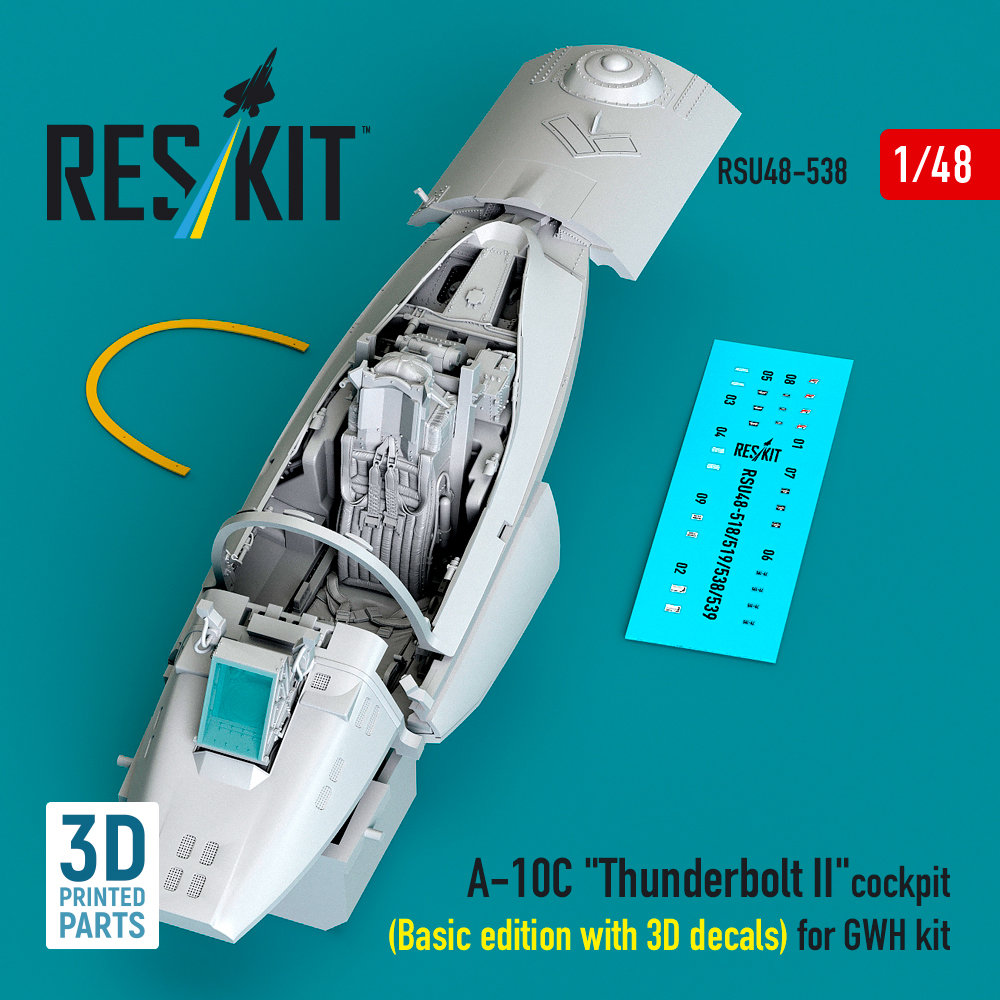 1/48 A-10C Thunderbolt II cockpit (Basic ed.)(GWH)
