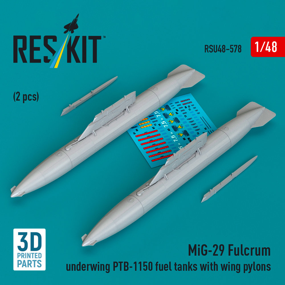 1/48 MiG-29 Fulcrum underw. PTB-1150 fuel tanks