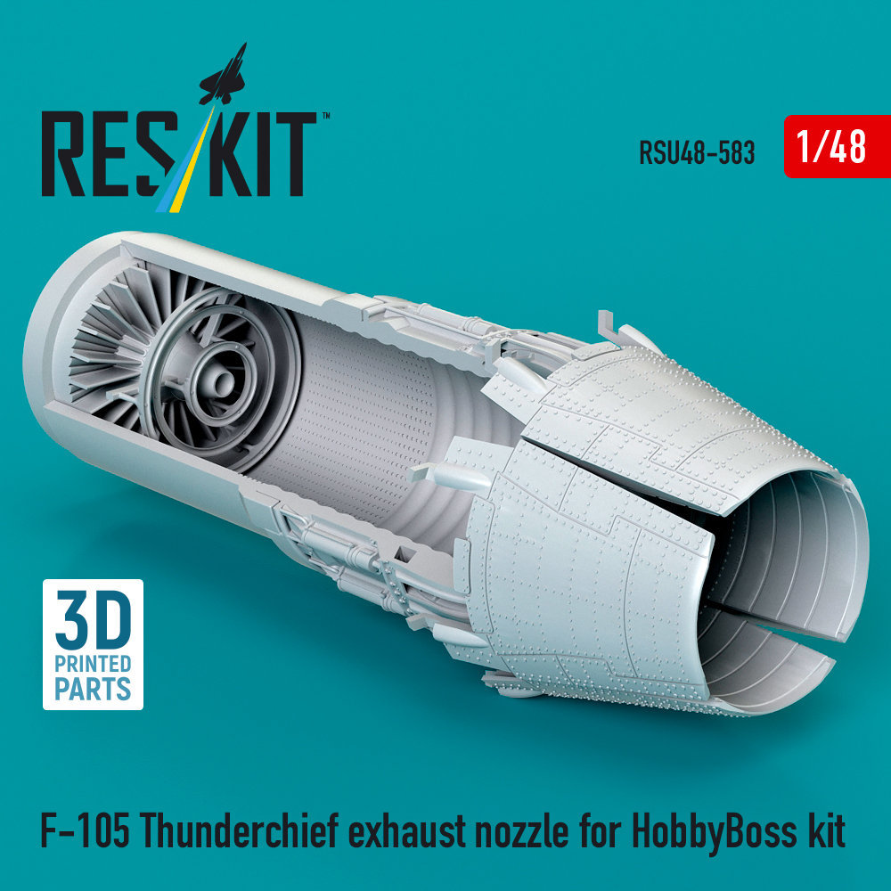 1/48 F-105 Thunderchief exhaust nozzle (HOBBYB)