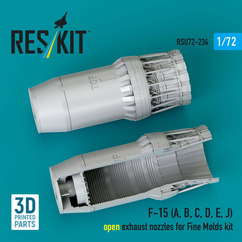 1/72 F-15 A,B,C,D,E,J open exh.nozzles (FINEM)