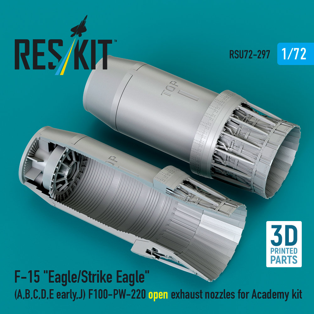 1/72 F-15 A,B,C,D,E,J open exh. nozzles (ACAD) 